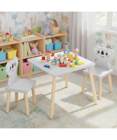 ECOTOYS dečiji set nameštaja sto sa dve stolice Koala 6163
