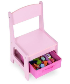ECOTOYS dečiji set sto i 2 stolice sa tablom za pisanje Pink