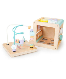 ECOTOYS drvena edukativna kocka za decu HM015472