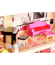 ECOTOYS drvena kućica za lutke Fairy Tale Residence igračka za decu