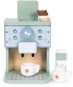 ECOTOYS drveni aparat za kafu za decu Barista set 8 delova TL645001