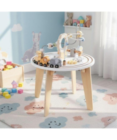 ECOTOYS drveni edukativni sto za decu 5 u 1 W12D626