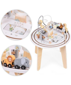 ECOTOYS drveni edukativni sto za decu 5 u 1 W12D626
