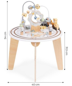 ECOTOYS drveni edukativni sto za decu 5 u 1 W12D626