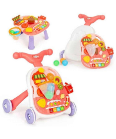 ECOTOYS edukativna guralica za decu 2u1 pink - HE0815