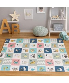 ECOTOYS edukativna podloga za igru sa dva lica 200x150x0,9cm ECOEVA022