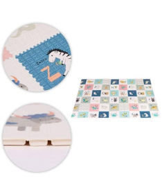 ECOTOYS edukativna podloga za igru sa dva lica 200x150x0,9cm ECOEVA022