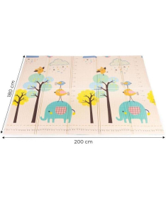 ECOTOYS edukativna podloga za igru sa dva lica 200x180x0,9cm ECOEVA023