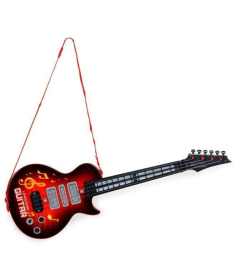ECOTOYS električna gitara za decu sa melodijama Red