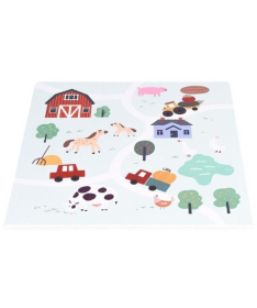 ECOTOYS Eva podloga za igru dece 90.5x90.5 cm Farma - ECOEVA020