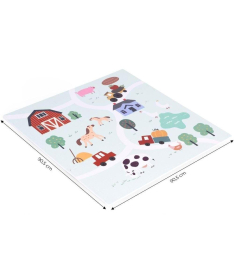 ECOTOYS Eva podloga za igru dece 90.5x90.5 cm Farma - ECOEVA020