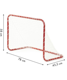 ECOTOYS golovi za fudbal 78x58cm 2 komada Crveni