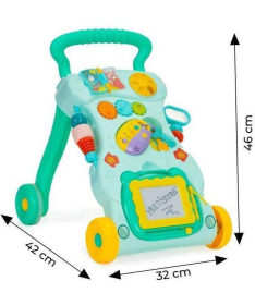 ECOTOYS guralica za bebe huanger Green 6m+