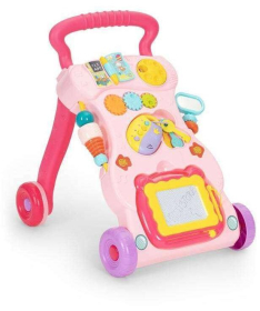 ECOTOYS guralica za bebe huanger Pink 6m+