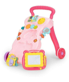 ECOTOYS guralica za bebe huanger Pink 6m+