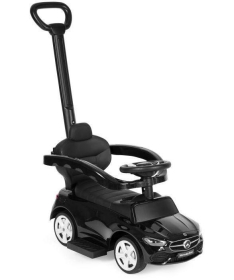 ECOTOYS guralica za decu Mercedes C class sa interaktivnim volanom i ručkom 668 BLACK