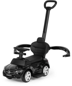 ECOTOYS guralica za decu Mercedes C class sa interaktivnim volanom i ručkom 668 BLACK