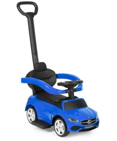 ECOTOYS guralica za decu Mercedes C class sa interaktivnim volanom i ručkom 668 BLUE