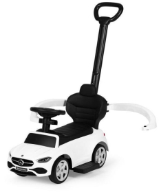 ECOTOYS guralica za decu Mercedes C class sa interaktivnim volanom i ručkom 668 WHITE