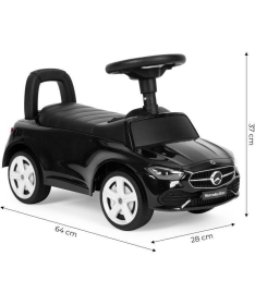 ECOTOYS guralica za decu Mercedes C class sa interaktivnim volanom i zvucima 667 BLACK