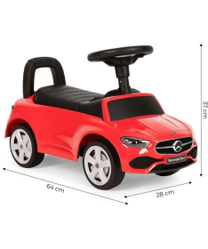 ECOTOYS guralica za decu Mercedes C class sa interaktivnim volanom i zvucima 667 RED