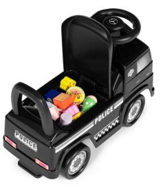 ECOTOYS guralica za decu Mercedes policija - 3316 BLACK