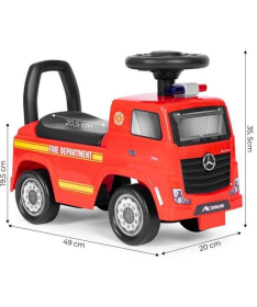 ECOTOYS guralica za decu Mercedes vatrogasac Red