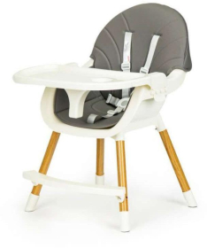 ECOTOYS hranilica za bebe 2 u 1 Gray