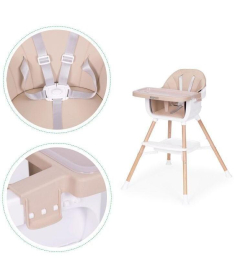 ECOTOYS hranilica za decu 2 u 1 HC508 Beige