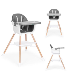ECOTOYS hranilica za decu 2 u 1 HC508 Grey