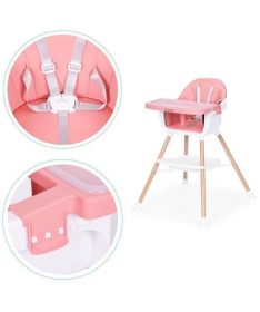 ECOTOYS hranilica za decu 2 u 1 HC508 Pink