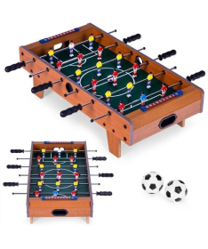 ECOTOYS mini drveni stoni fudbal za decu 70x35cm HM237401