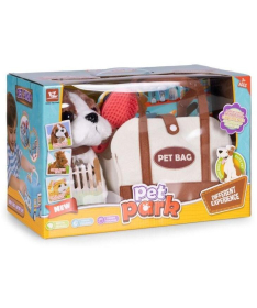 ECOTOYS plišana kuca Beogle igračka za decu torba + četka za negu HC750228