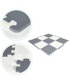 ECOTOYS puzzle eva podloga za igru dece 89x89cm Grey ECOEVA010