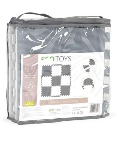 ECOTOYS puzzle eva podloga za igru dece 89x89cm Grey ECOEVA010