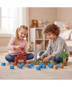 ECOTOYS set magnetnih kocki za decu 87 delova HC713654