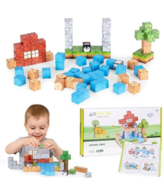 ECOTOYS set magnetnih kocki za decu 87 delova HC713654