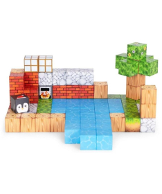 ECOTOYS set magnetnih kocki za decu 87 delova HC713654