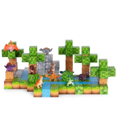 ECOTOYS set magnetnih kocki za decu Dinosaurisi 142 delova HC713651