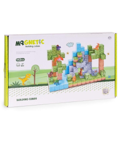 ECOTOYS set magnetnih kocki za decu Dinosaurisi 142 delova HC713651