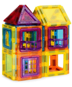 ECOTOYS set magnetnih konstruktora za decu Kuća i Auto 45 delova HC428179