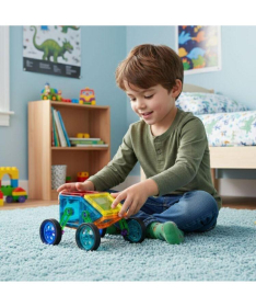 ECOTOYS set magnetnih konstruktora za decu Kuća i Auto 48 delova HC397265