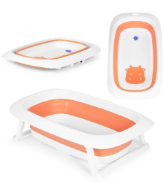 ECOTOYS sklopiva kadica za bebe sa odvodom HA-B31 Orange Caw