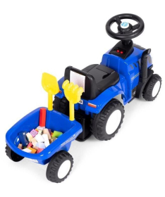 ECOTOYS traktor sa prikolicom za decu Blue