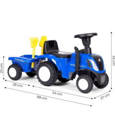 ECOTOYS traktor sa prikolicom za decu Blue