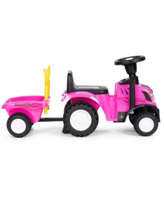 ECOTOYS traktor sa prikolicom za decu Pink