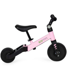 ECOTOYS tricikl za decu 2u1 Pink