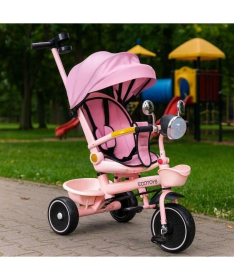 ECOTOYS tricikl za decu a rotirajućim sedištem Pink WQL-186 PINK