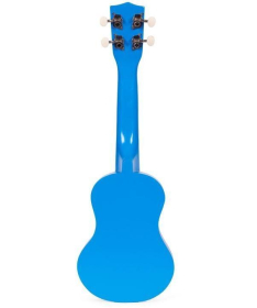 ECOTOYS ukulele drvena gitara za decu sa 4 najlonske žice i trzalicom Plava MF019H