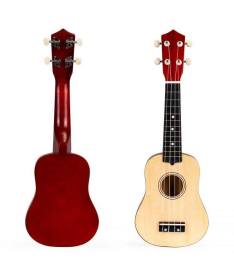 ECOTOYS ukulele gitara za decu 4 najlonske žice Braon - MF019F NATURAL